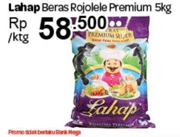 Promo Harga Beras Lahap Beras Rojolele 5 kg - Carrefour