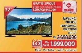 Promo Harga SAMSUNG/PHILIPS/PANASONIC/POLYTRON LED TV  - LotteMart