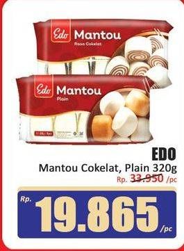 Promo Harga EDO Mantou Cokelat, Plain 320 gr - Hari Hari