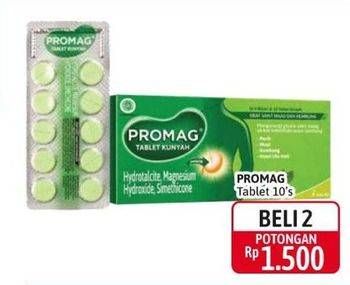 Promo Harga PROMAG Obat Sakit Maag Tablet 10 pcs - Alfamidi