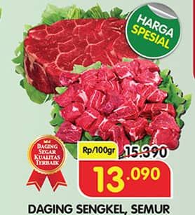 Promo Harga Daging Shankel/Semur  - Superindo
