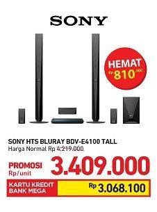 Promo Harga SONY BDV-E4100 | Blue Ray Home Cinema  - Carrefour