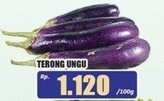 Promo Harga Terong Ungu per 100 gr - Hari Hari