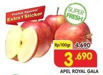 Promo Harga Apel Royal Gala per 100 gr - Superindo