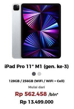 Promo Harga APPLE iPad Pro 11 Inch  - Erafone