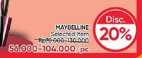 Promo Harga Maybelline Product  - Guardian