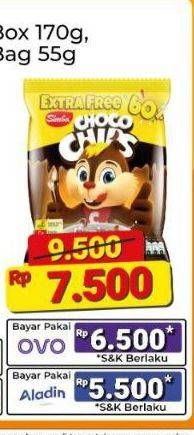 Promo Harga Simba Cereal Choco Chips Coklat 55 gr - Alfamart
