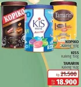 Promo Harga KOPIKO Coffee Candy/KIS Candy Mint  - Lotte Grosir
