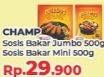 Promo Harga CHAMP Sosis Bakar Jumbo, Mini 500 gr - Yogya