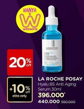 Promo Harga La Roche-Posay Hyalu B5 Anti Aging Serum 30 ml - Watsons