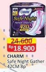 Promo Harga Charm Safe Night Gathers 42cm 8 pcs - Alfamart