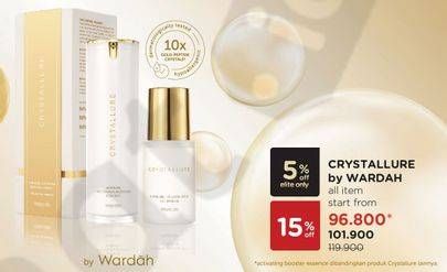 Promo Harga WARDAH Crystallure Produk All Variants  - Watsons