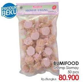 Promo Harga BUMIFOOD Shrimp Shumai (Siomay Udang) 50 pcs - Lotte Grosir