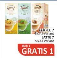 Promo Harga COFFEE7 Caramel Macchiato/LATTE 7 Latte  - Alfamidi