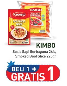 Promo Harga Kimbo Sosis Sapi Serbaguna/Smoked Beef  - Hypermart