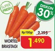 Promo Harga Wortel Berastagi per 100 gr - Superindo