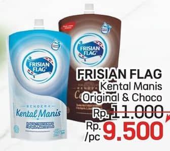 Promo Harga Frisian Flag Susu Kental Manis Putih, Cokelat 280 gr - LotteMart