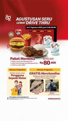 Promo Harga Paket Merdeka  - McD
