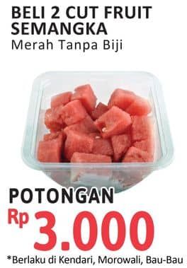 Promo Harga Cut Fruit Semangka Merah Tanpa Biji  - Alfamidi