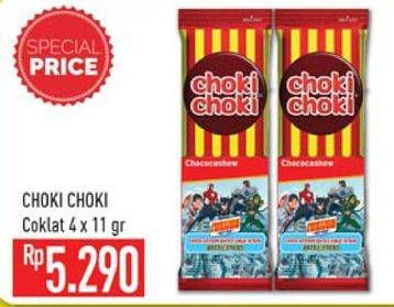 Promo Harga CHOKI-CHOKI Coklat Chococashew per 4 pcs 10 gr - Hypermart