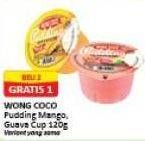 Promo Harga WONG COCO Pudding Mangga, Guava 120 gr - Alfamart