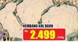 Promo Harga Kembang Kol Daun per 100 gr - Hari Hari