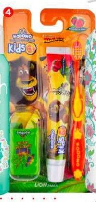 Promo Harga Kodomo Toothpaste & Toothbrush Kids 6+ Pro 2 in 1 2 pcs - Watsons