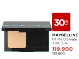 Promo Harga Maybelline Fit Me 24 Hour Oil Control Powder Foundation  - Watsons
