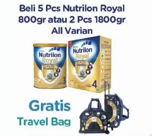 Promo Harga NUTRILON Royal Soya 3 / 4 Susu Pertumbuhan 800 gr - LotteMart