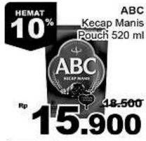 Promo Harga ABC Kecap Manis 520 ml - Giant