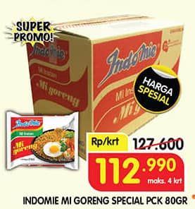 Promo Harga Indomie Mi Goreng Spesial per 40 pcs 85 gr - Superindo