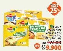 Promo Harga EMINA Cheese SliceCheddar Cheese  - LotteMart