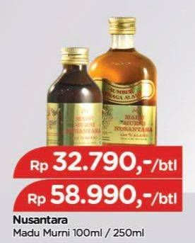 Promo Harga Madu Nusantara Madu Murni 250 ml - TIP TOP
