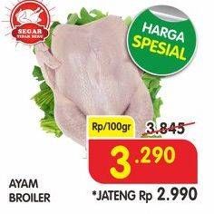 Promo Harga Ayam Broiler per 100 gr - Superindo