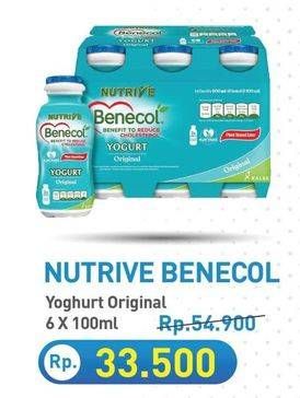 Promo Harga Nutrive Benecol Smoothies Original per 6 botol 100 ml - Hypermart