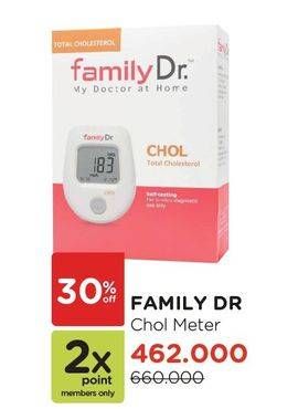 Promo Harga FAMILY DR Cholesterol Meter  - Watsons