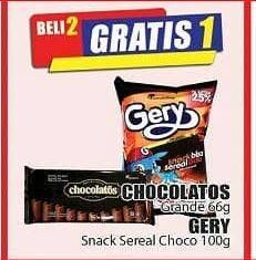 Promo Harga CHOCOLATOS Grande 66 g/GERY Snack Sereal Choco 100 g  - Hari Hari