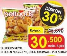 Promo Harga BELFOODS Royal Nugget 500 gr - Superindo