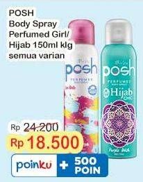 Promo Harga Posh Hijab Perfumed Body Spray All Variants 150 ml - Indomaret