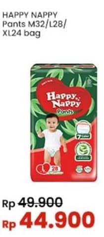 Promo Harga Happy Nappy Smart Pantz Diaper M32, L28, XL24 24 pcs - Indomaret