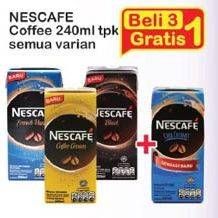 Promo Harga Nescafe Ready to Drink All Variants per 3 pcs 240 ml - Indomaret