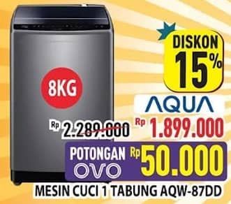 Promo Harga Aqua AQW-87DD  - Hypermart