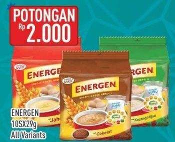 Promo Harga Energen Cereal Instant All Variants per 10 sachet 30 gr - Hypermart