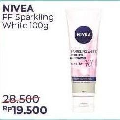 Promo Harga NIVEA Facial Foam Sparkling White 100 ml - Alfamart