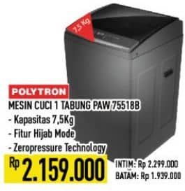 Promo Harga Polytron PAW 75518B  - Hypermart