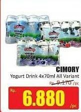 Promo Harga CIMORY Yogurt Drink All Variants per 4 botol 70 ml - Hari Hari