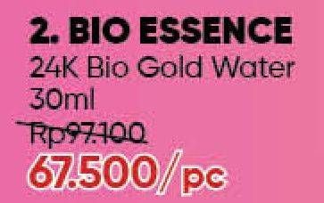 Promo Harga BIO ESSENCE 24K Bio Gold Water 30 ml - Guardian