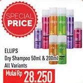Promo Harga ELLIPS Dry Shampoo All Variants 50 ml - Hypermart