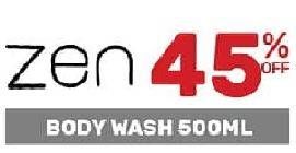Promo Harga ZEN Anti Bacterial Body Wash 500 ml - Guardian