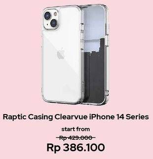 Promo Harga Raptic Casing Clearvue Iphone 14 Series  - Erafone